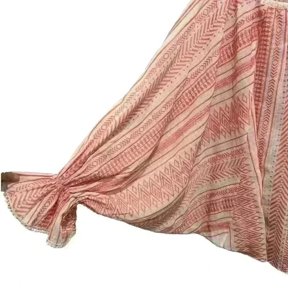 Ramy Brooke New York Oversized Balloon Sleeve Textured Beachy Blouse Shirt S - Picture 3 of 7